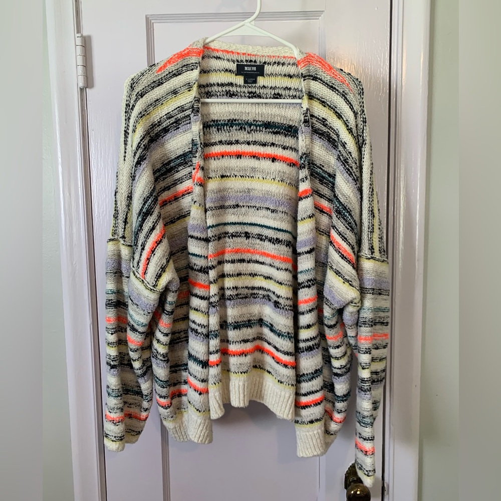 Maeve by Anthropologie Multicolor Cardigan Sweater